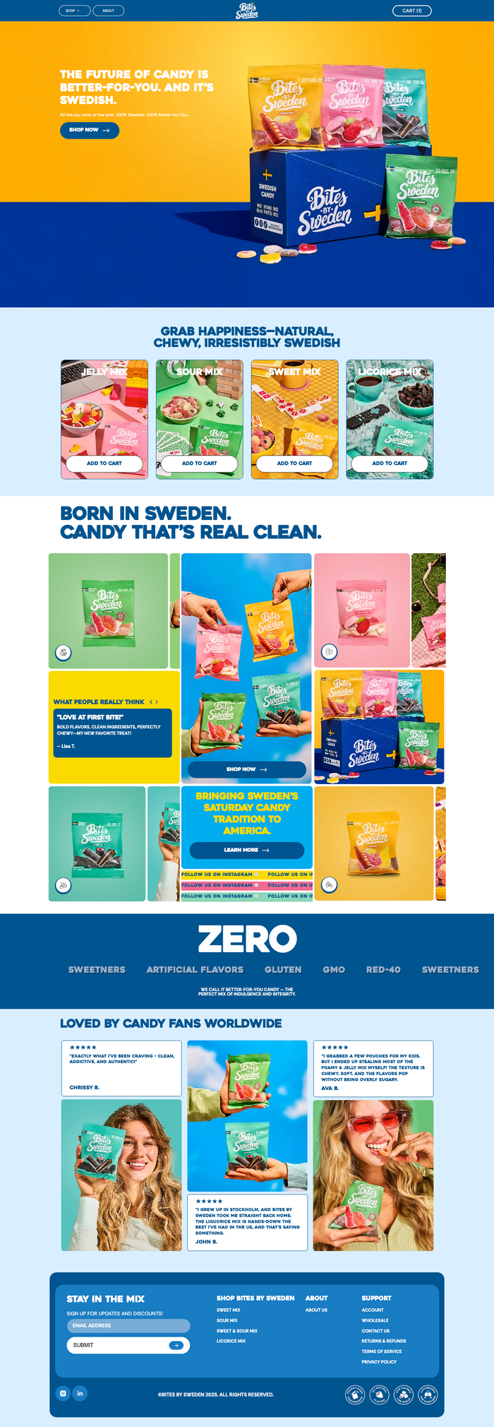 Bites By Sweden store design by Solvexmedia