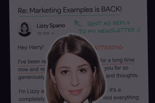 Lizzy's email worked on me