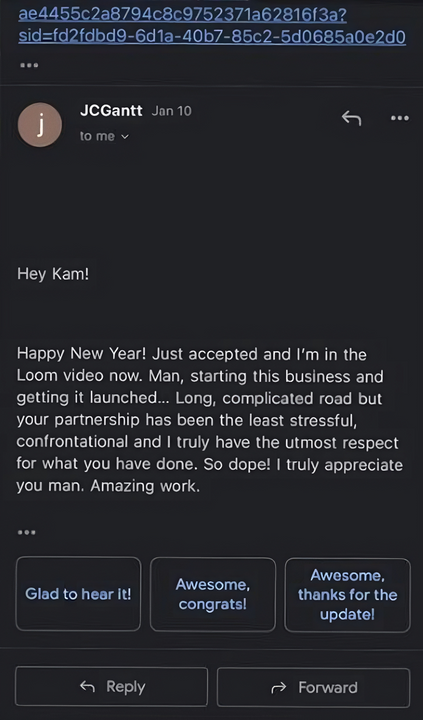 Client message about Solvexmedia results
