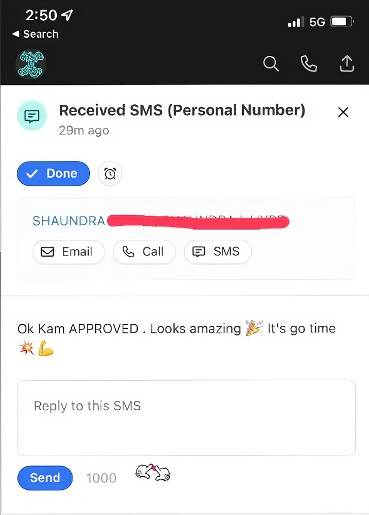 Client message about Solvexmedia results