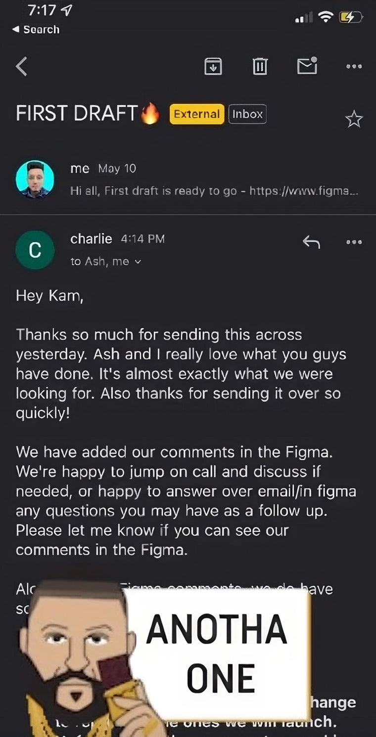 Client message about Solvexmedia results