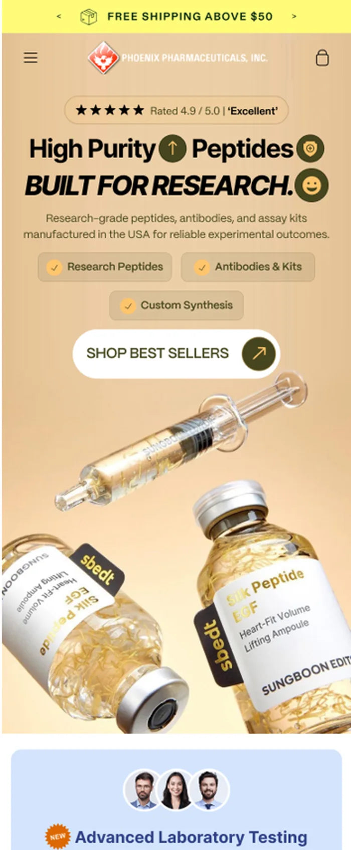Phoenix Pharmaceuticals store by Solvexmedia